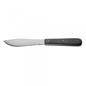 Virchow Autopsy Knife With Wooden Handle Stainless Steel, 25.5 cm - 10" Blade Size 100 mm
